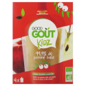 GOOD GOUT Kidz 99,9% de Pomme Gala Bio 4 Gourdes-18822