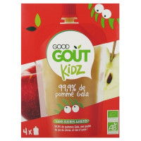 GOOD GOUT Kidz 99,9% de Pomme Gala Bio 4 Gourdes-18822