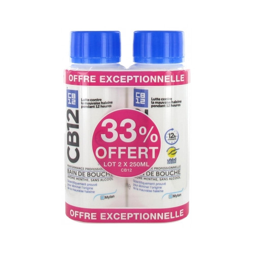 MEDA PHARMA Bain de Bouche Lot de 2 x 250 ml-18826 MEDA PHARMA Bain de Bouche Lot de 2 x 250 ml-18826