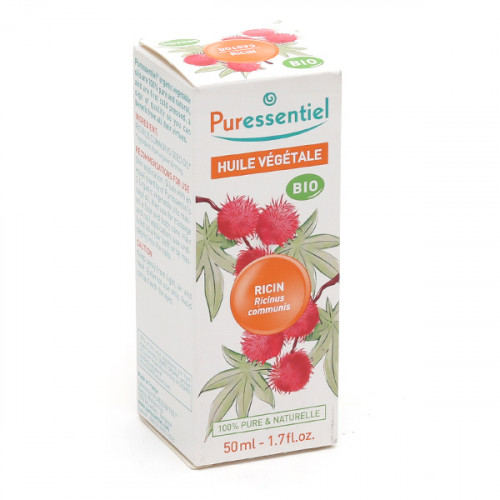 PURESSENTIEL Puressentiel huile de ricin Bio 50 ml-18865 PURESSENTIEL Puressentiel huile de ricin Bio 50 ml-18865