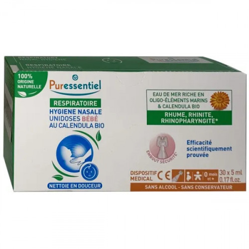 PURESSENTIEL Hygiène Nasale Unidoses Bébé - 30x5ml-18866