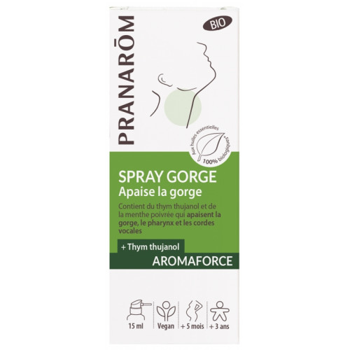 PRANAROM Aromaforce spray gorge 15ml-18880