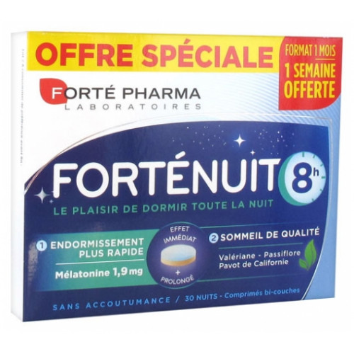 FORTE PHARMA Forténuit 8h 30 comprimés Offre Spéciale-18882 FORTE PHARMA Forténuit 8h 30 comprimés Offre Spéciale-18882