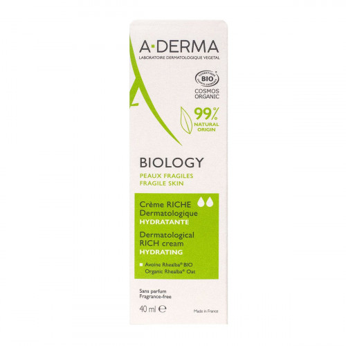 ADERMA Biology crème riche dermatologique bio 40ml-18890