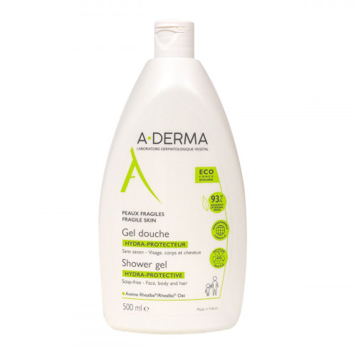 ADERMA Hydra-protecteur gel douche peau fragile 500ml-18900 ADERMA Hydra-protecteur gel douche peau fragile 500ml-18900