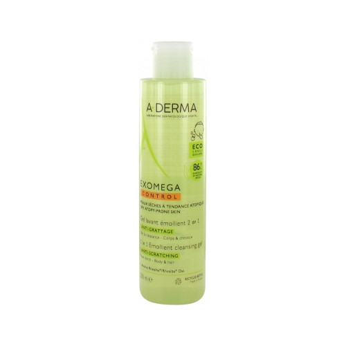 ADERMA Exomega Control Gel Lavant Émollient 2en1 Anti-Grattage 200 ml-18903