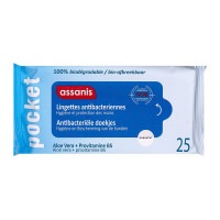 ASSANIS Pocket 25 lingettes antibactériennes-18910