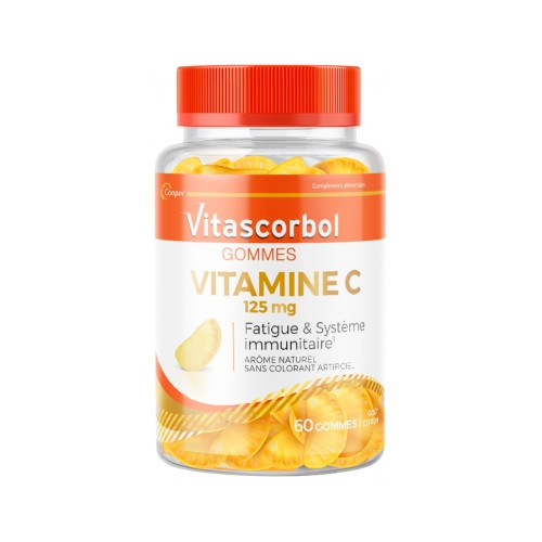 COOPER Vitascorbol Vitamine C 125 mg 60 Gommes-18930 COOPER Vitascorbol Vitamine C 125 mg 60 Gommes-18930