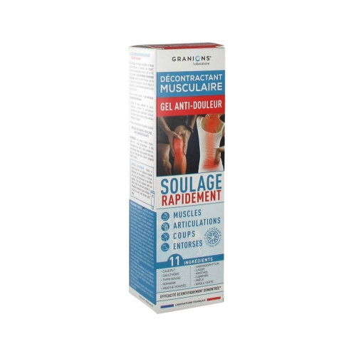 GRANIONS Décontractant Musculaire Gel Anti-Douleur 100 ml-18951 GRANIONS Décontractant Musculaire Gel Anti-Douleur 100 ml-18951