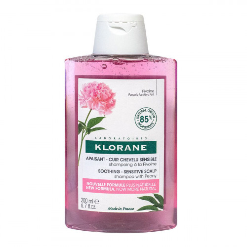 KLORANE Shampooing apaisant cuir chevelu sensible pivoine 200ml-18963 KLORANE Shampooing apaisant cuir chevelu sensible pivoine 200ml-18963