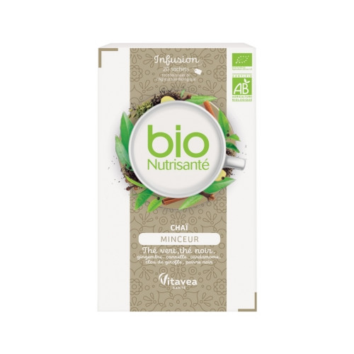 Nutrisanté Infusion Minceur Thé Vert 20 Sachets - Aide Poids et