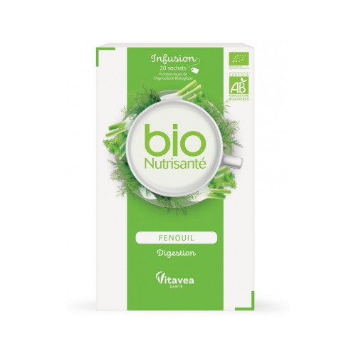 NUTRISANTE Infusion Bio Fenouil 20 Sachets-18977 NUTRISANTE Infusion Bio Fenouil 20 Sachets-18977