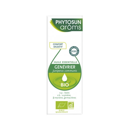 PHYTOSUN AROMS Huile Essentielle Genévrier (Juniperus communis) Bio 5 ml-18991 PHYTOSUN AROMS Huile Essentielle Genévrier (Juniperus communis) Bio 5 ml-18991