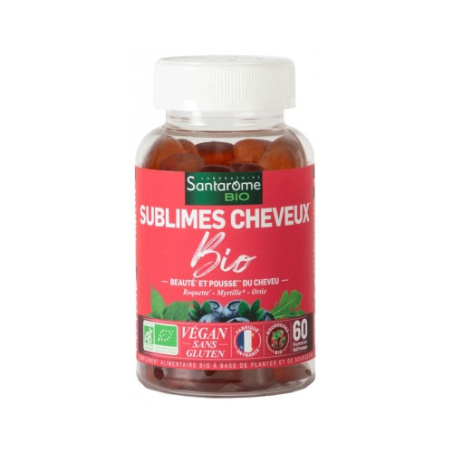 SANTAROME Bio Sublimes Cheveux Bio 60 Gummies-19008 SANTAROME Bio Sublimes Cheveux Bio 60 Gummies-19008