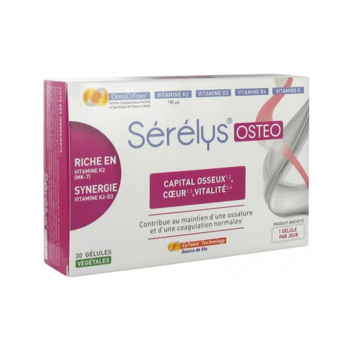 SERELYS Sérélys Osteo 30 Gélules Végétales-19011 SERELYS Sérélys Osteo 30 Gélules Végétales-19011