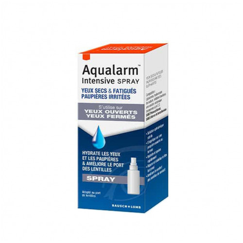 BAUSCH & LOMB Intensive Spray Yeux Secs Fatigues Paupières Irritées 10ml Aqualarm Yeux ouverts et fermés Bausch & Lomb-19067 BAUSCH & LOMB Intensive Spray Yeux Secs Fatigues Paupières Irritées 10ml Aqualarm Yeux ouverts et fermés Bausch & Lomb-19067
