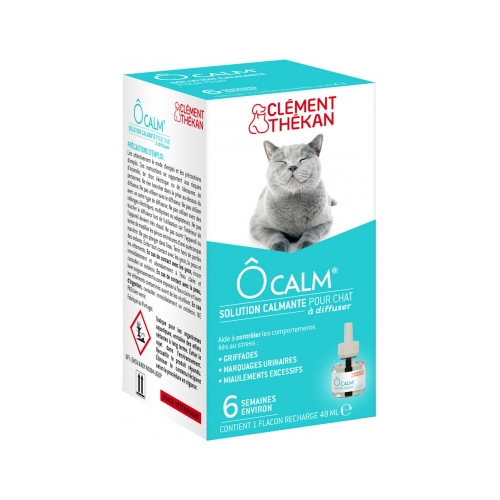 CLEMENT THEKAN Clément Thékan Ôcalm Solution Calmante pour Chat à Diffuser Recharge 48 ml-19083