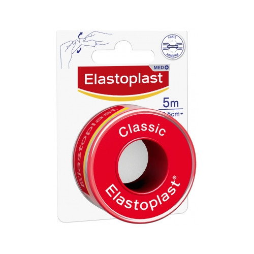 ELASTOPLAST Classic Sparadrap 2,5 cm x 5 m-19092 ELASTOPLAST Classic Sparadrap 2,5 cm x 5 m-19092