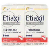 ETIAXIL Détranspirant Traitement Transpiration Excessive Lot de 2 x 15 ml-19102