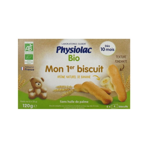 PHYSIOLAC Bio Mon 1er Biscuit Dès 10 Mois 24 Biscuits-19166