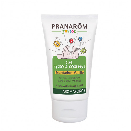 PRANAROM Gel Hydro Alcoolique Mandarine-Vanille 50ml Aromaforce Junior Pranarôm-19171 PRANAROM Gel Hydro Alcoolique Mandarine-Vanille 50ml Aromaforce Junior Pranarôm-19171
