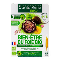 SANTAROME Bien-être du foie Hépatonic bio 20 ampoules-19182