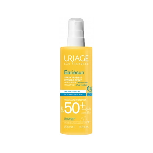URIAGE Bariésun Spray Invisible Très Haute Protection SPF50+ Sans Parfum 200 ml-19209 URIAGE Bariésun Spray Invisible Très Haute Protection SPF50+ Sans Parfum 200 ml-19209