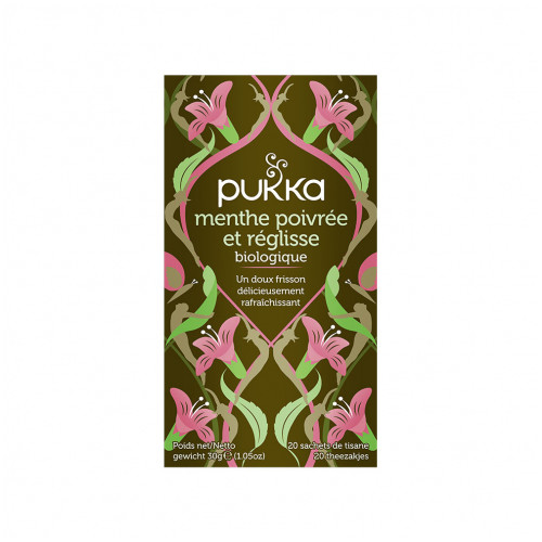 PUKKA Infusion Bio Menthe Poivrée et Réglisse 20 sachets Pukka-19226