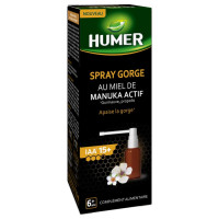 PASTILLES GORGE AU MIEL DE MANUKA ACTIF IAA 15+ X16 HUMER