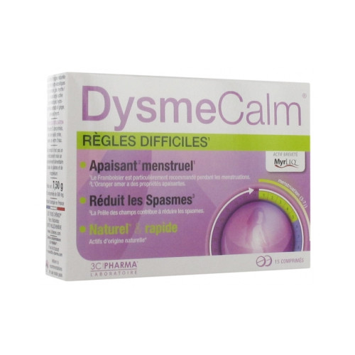 LES 3 CHENES DysmeCalm Règles diffciles 15 Comprimés-19313 LES 3 CHENES DysmeCalm Règles diffciles 15 Comprimés-19313