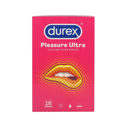 DUREX Pleasure Ultra Texture Ultra Perlée 16 Préservatifs-19320