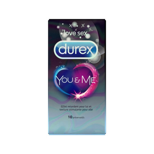 DUREX You & Me 10 Préservatifs-19321 DUREX You & Me 10 Préservatifs-19321
