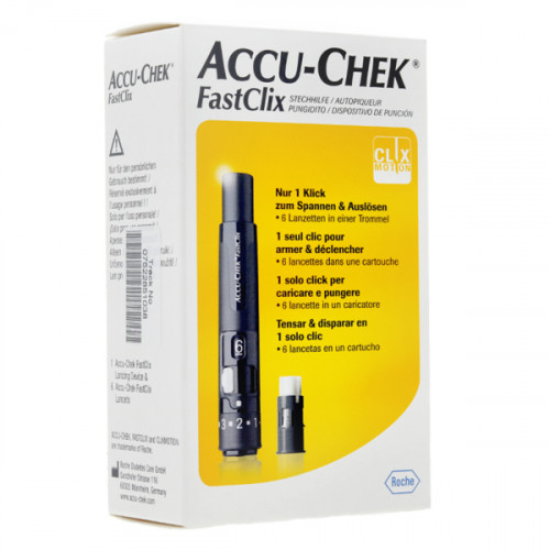 ROCHE Accu-Chek Fastclix stylo autopiqueur-19338