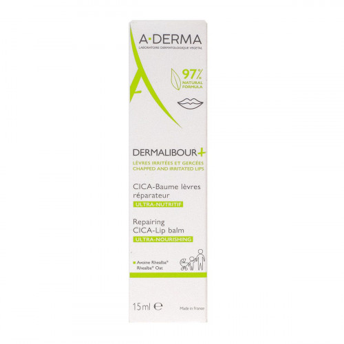 ADERMA Dermalibour+ Cica-baume lèvres 15ml-19339 ADERMA Dermalibour+ Cica-baume lèvres 15ml-19339