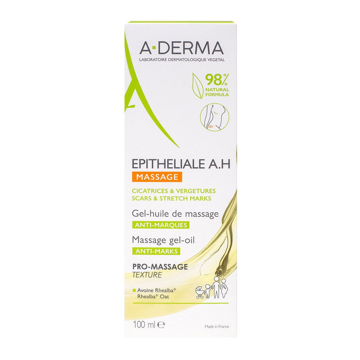 ADERMA Epitheliale AH Duo 100ml - Atténue Cicatrices Vergetures