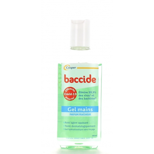 BACCIDE Baccide Gel Hydroalcoolique Mains Vert Fraicheur 100 mL-19364