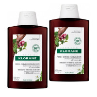 KLORANE Shampoing fortifiant à la quinine - Lot 2 x 400ml-19395