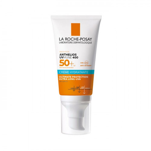 LA ROCHE POSAY ANTHELIOS UVMUNE 400 - Crème Solaire SPF50+ Visage Hydratante Très Haute Protection Sans Parfum, 50ml-19400