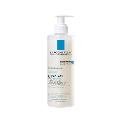LA ROCHE POSAY Effaclar H Iso-Biome Crème Lavante Hydratante Apaisante 390 ml-19405 LA ROCHE POSAY Effaclar H Iso-Biome Crème Lavante Hydratante Apaisante 390 ml-19405