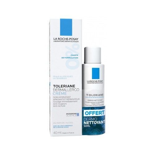 LA ROCHE POSAY Tolériane Dermallergo Crème 40 ml + Dermo-Nettoyant 50 ml Offert-19408