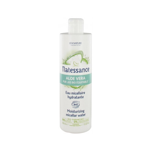 NATESSANCE Aloe Vera Pur Jus Bio Équitable Eau Micellaire Hydratante Bio 400 ml-19432 NATESSANCE Aloe Vera Pur Jus Bio Équitable Eau Micellaire Hydratante Bio 400 ml-19432