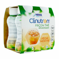 NestléHealthScience Clinutren Thé rafraîchissant pêche menthe 4 x 200 ml-19433