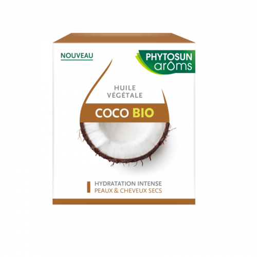 PHYTOSUN AROMS Huile Végétale Coco Bio 100ml-19442 PHYTOSUN AROMS Huile Végétale Coco Bio 100ml-19442
