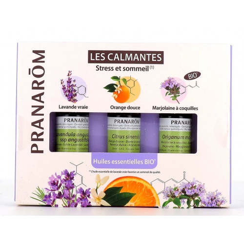 Coffret 3 huiles essentielles biologiques - Pour bien dormir