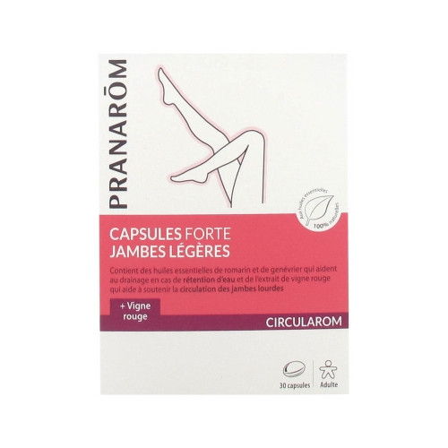 PRANAROM Circularom Capsules Forte Jambes Légères 30 Capsules-19466 PRANAROM Circularom Capsules Forte Jambes Légères 30 Capsules-19466