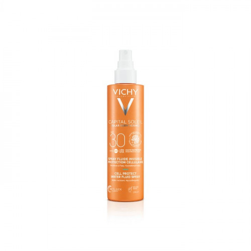 VICHY SOLAIRE - Spray Fluide Invisible SPF30 Visage et Corps Capital Soleil, 200ml-19484 VICHY SOLAIRE - Spray Fluide Invisible SPF30 Visage et Corps Capital Soleil, 200ml-19484
