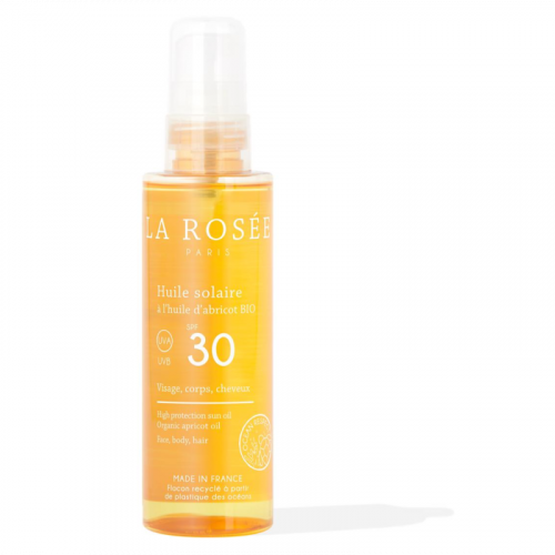 LA ROSEE Huile Solaire à l'huile d'avocat Bio SPF30 150ml-19496