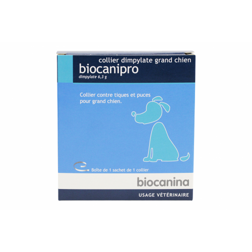 BIOCANINA Biocanipro collier chien anti-tiques grand chien-19516