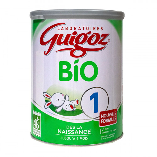 GUIGOZ 1er âge lait bio 0 à 6 mois 800g-19533 GUIGOZ 1er âge lait bio 0 à 6 mois 800g-19533
