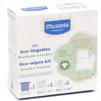 MUSTELA Eco-lingettes réutilisables et lavables x6 Mustela-19544